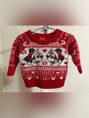 Disney Mickey & Minnie Holiday Sweater
